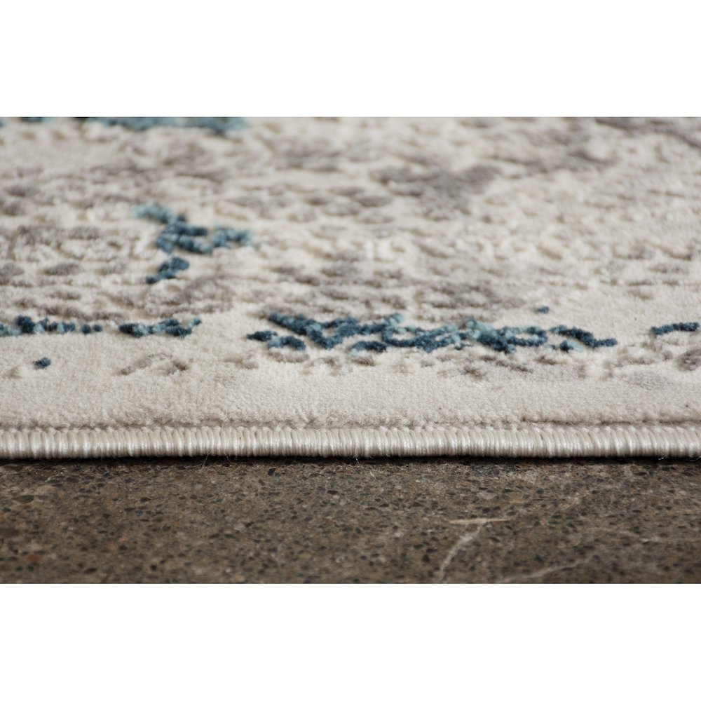ARIELLA Blue/Grey 5 x 8 Indoor Rug. Picture 3