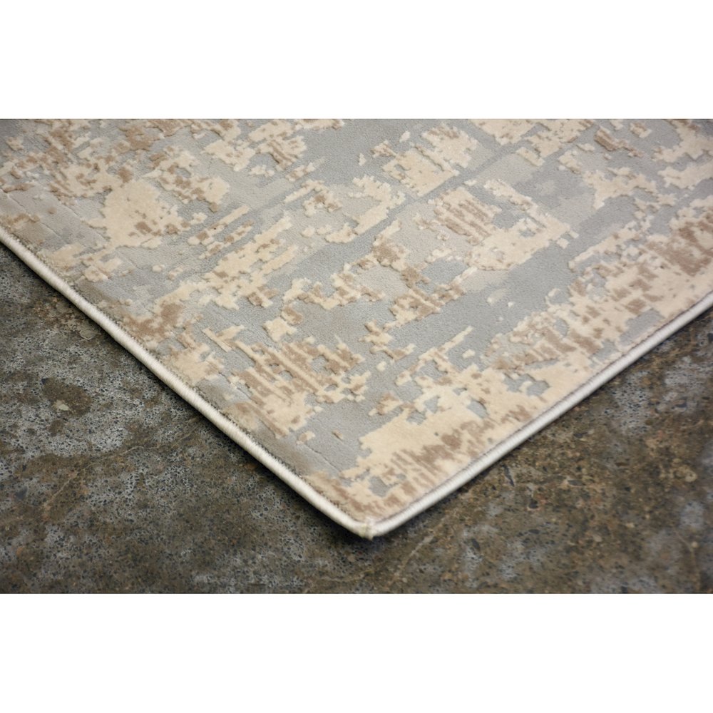 ARIELLA Cream/Grey 5 x 8 Indoor Rug. Picture 3