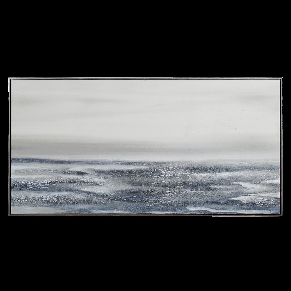 Mare 30" H x 60" W Canvas Art, Blue. Picture 1