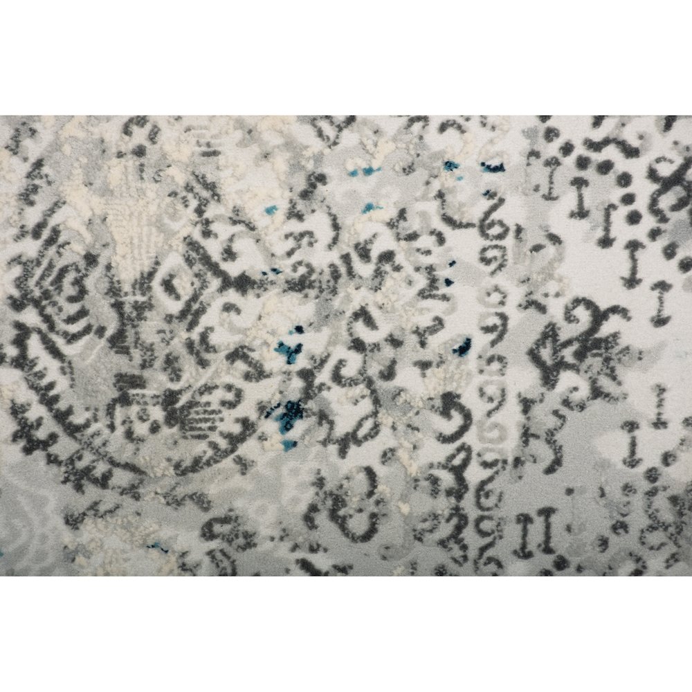 ARIELLA Blue/Grey 5 x 8 Indoor Rug. Picture 5