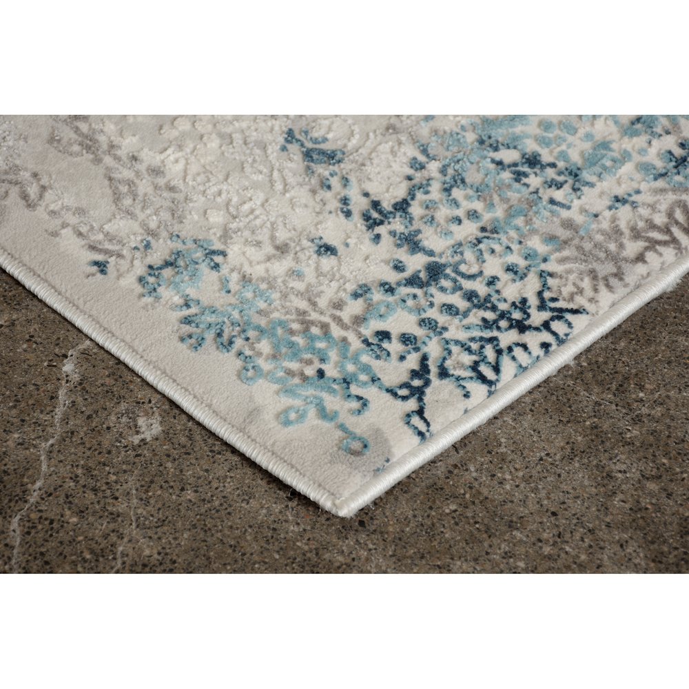 ARIELLA Blue/Grey 8 x 10 Indoor Rug. Picture 4