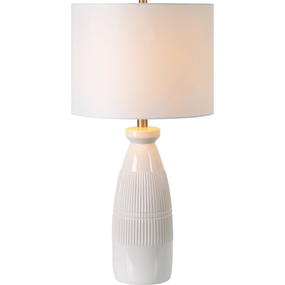 Nado 26.25" Length Table Lamp, Off-White. Picture 4
