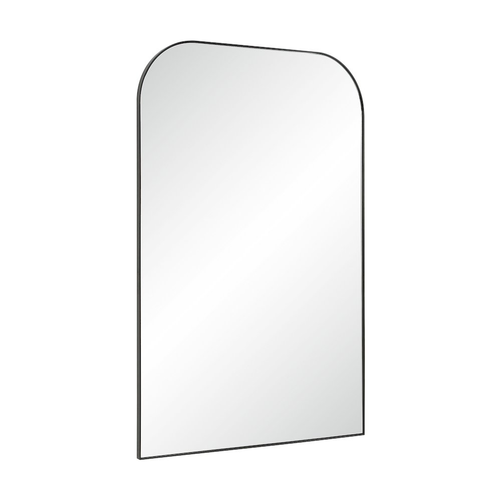 Opalina 60" H x 40" W Wall Mirror, Matte Black. Picture 2