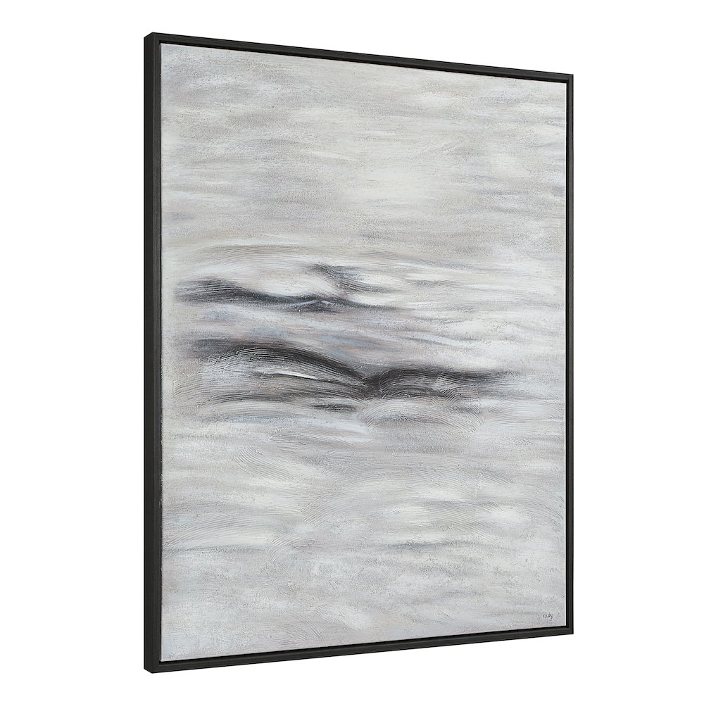Baelish 60" H x 50" W Canvas Art, Grey. Picture 3