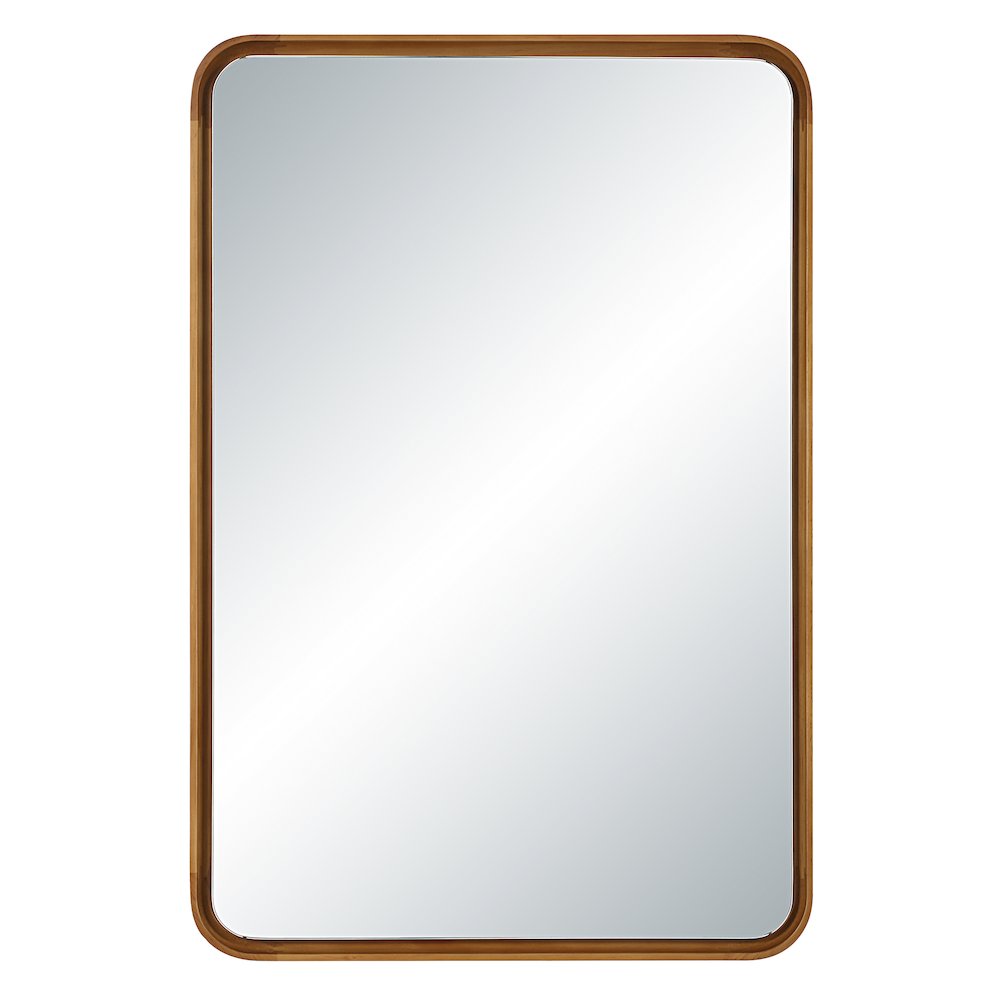 Tillie 36" H x 24" W Wall Mirror, Beige. Picture 1