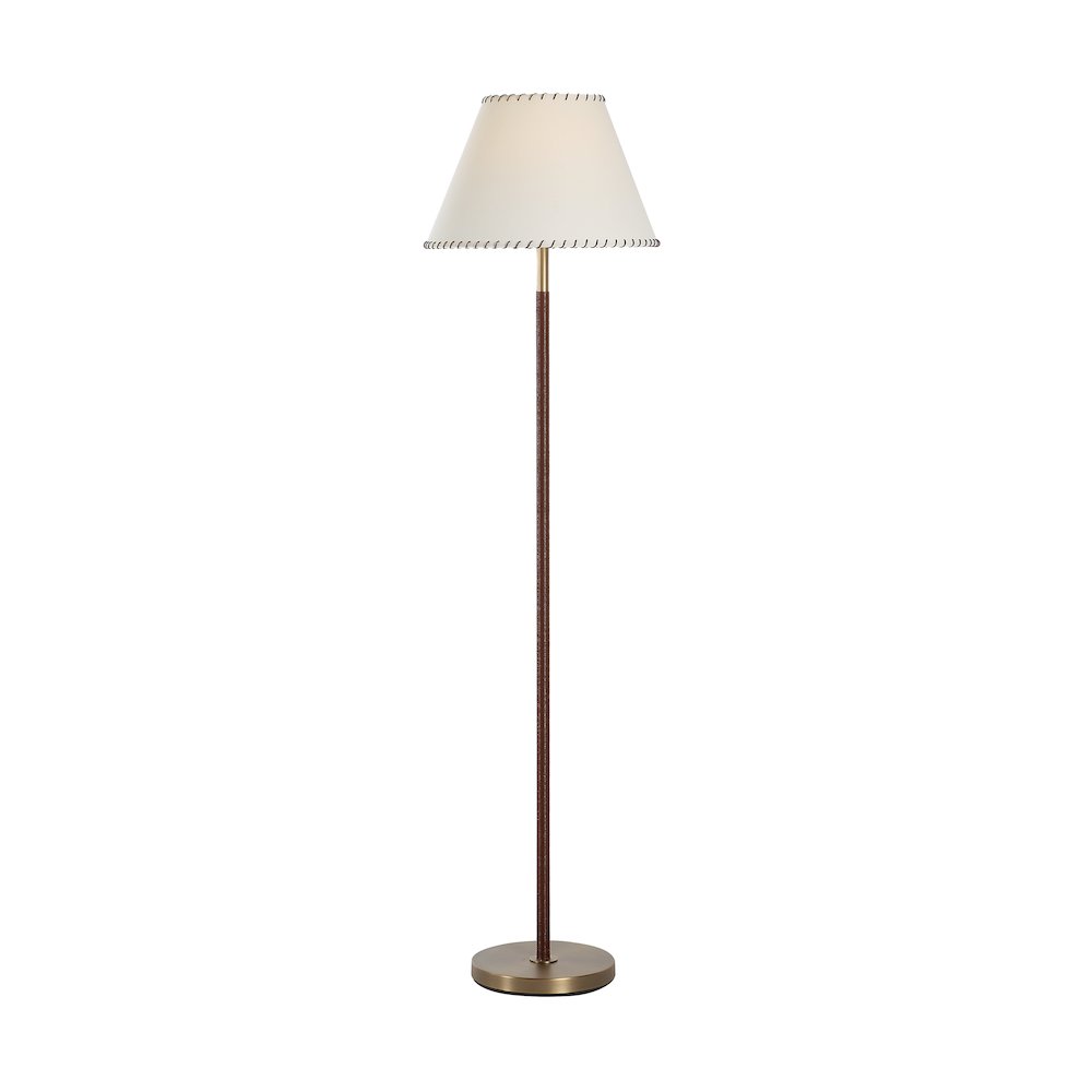 Elea 61.0" Height Floor Lamps, Dark Antique Brushed Brass. Picture 4