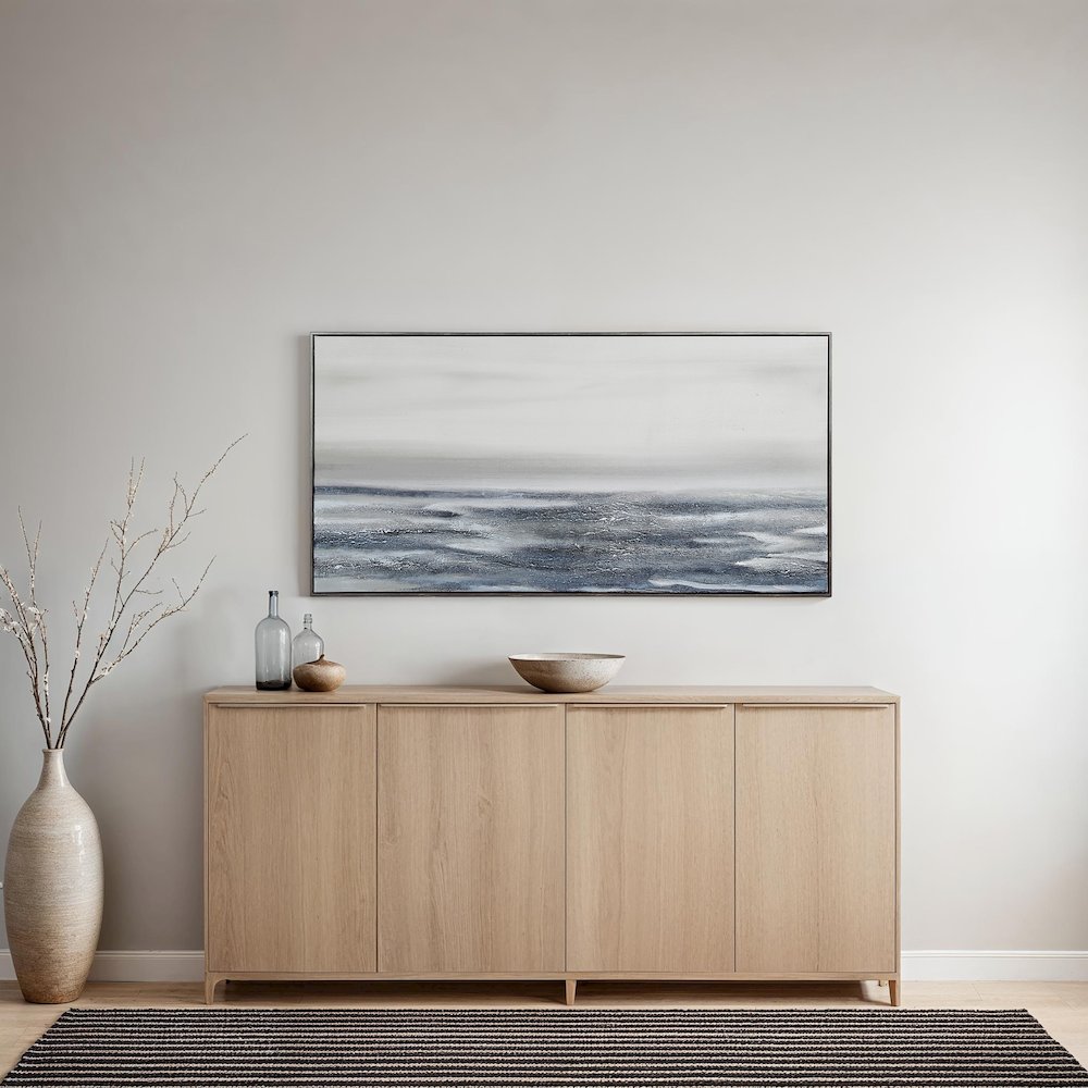 Mare 30" H x 60" W Canvas Art, Blue. Picture 2