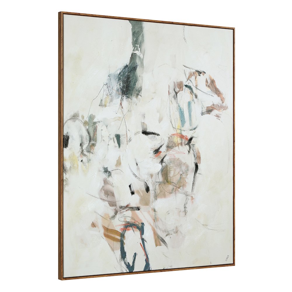 Kona 50" H x 40" W Canvas Art, Beige. Picture 2