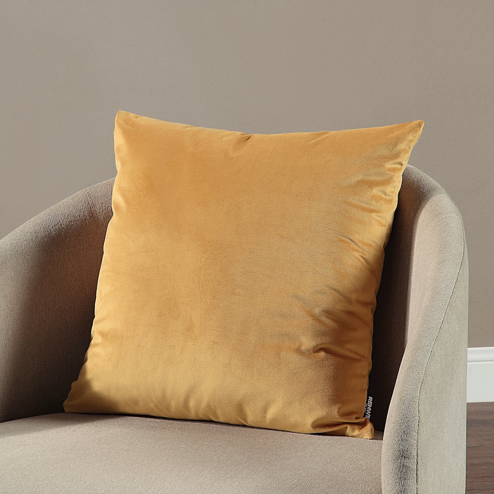 Jonquil 20X20 Indoor Pillow, Mango. Picture 2