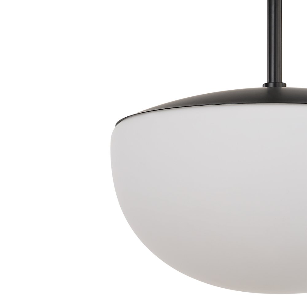 Aditi 71" Height Ceiling Fixture, Milk White. Picture 4