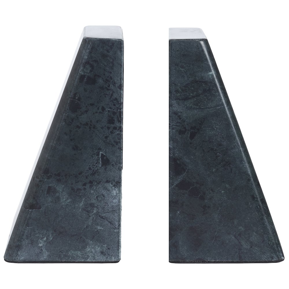 Poema Bookends, Green Sanwar Marble. Picture 1