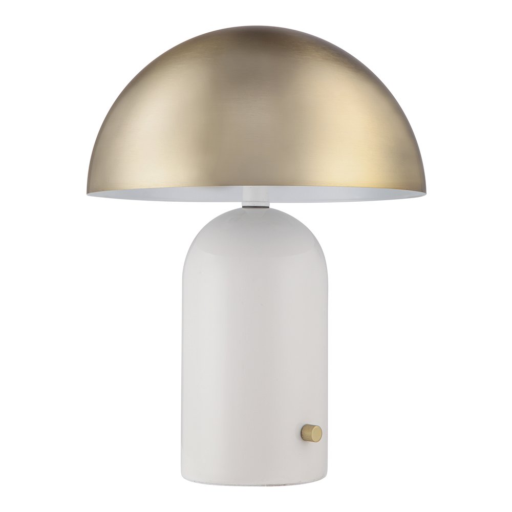 Solero 16" Tall Table Lamp With Dome Iron Shade. Picture 4
