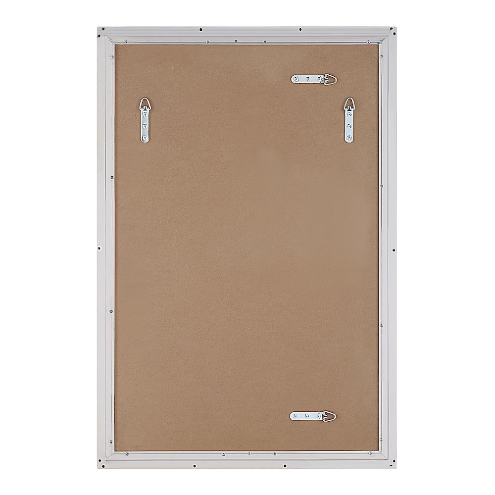 Dapia 36" H x 24" W Wall Mirror, Grey. Picture 4
