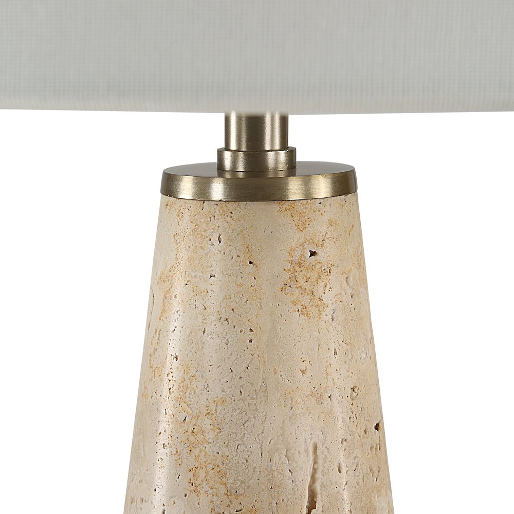 Almeria 28.5" Height Table Lamp, Beige. Picture 2