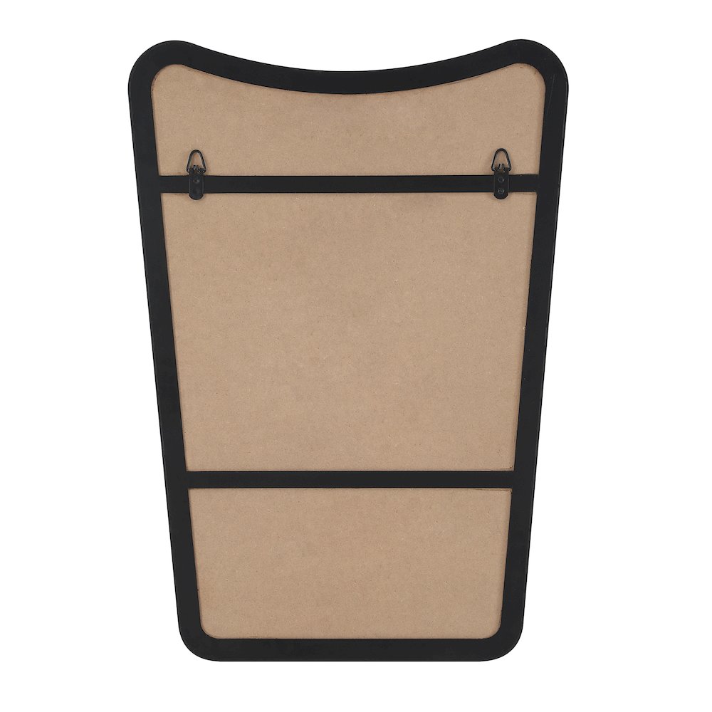 Kateri Wall Mirror In Black Color. Picture 4