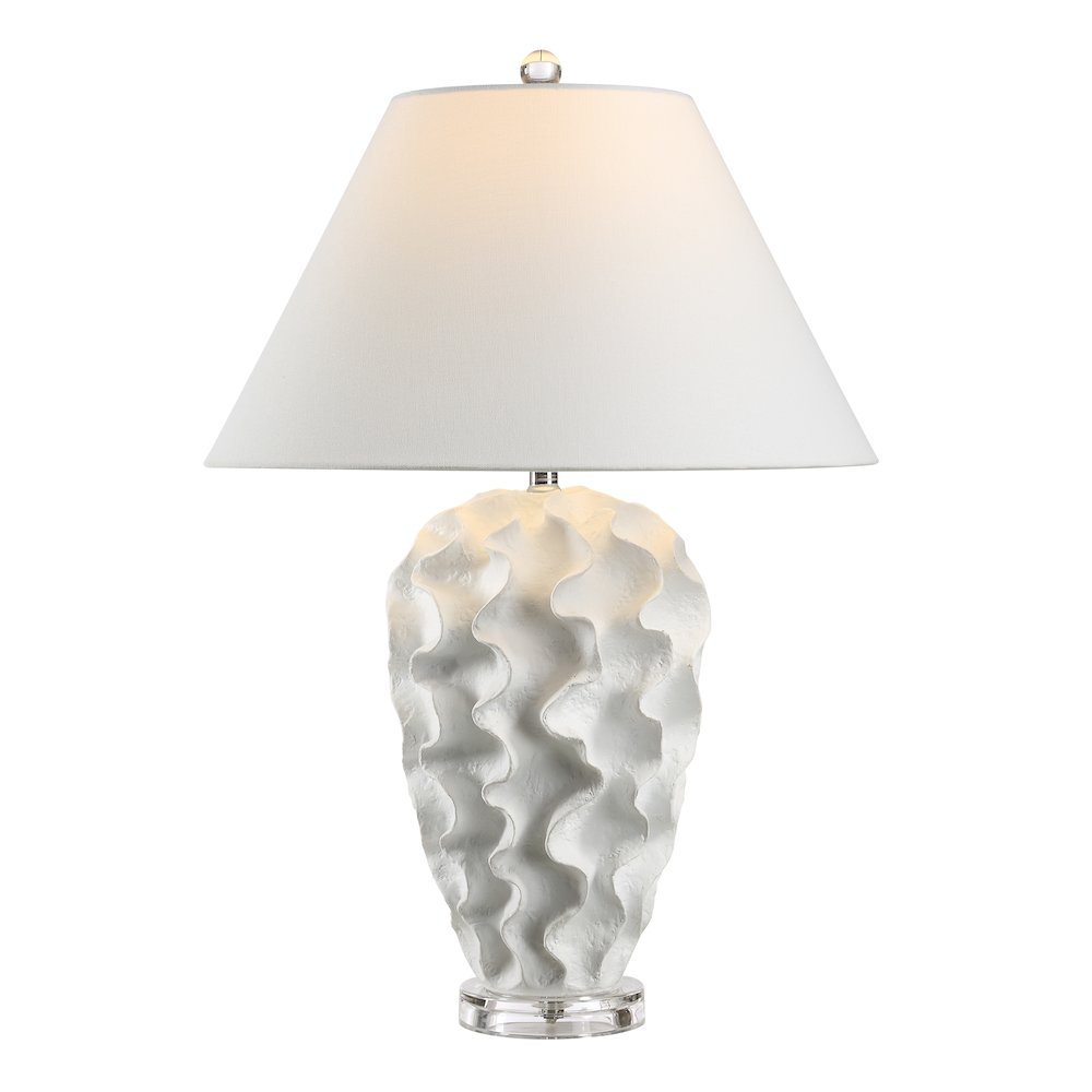 Floris 26.5" Height Table Lamps, White. Picture 4