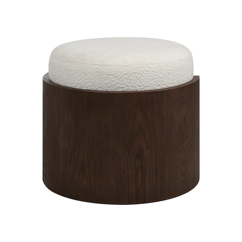 Capsula 18.0" Height Ottoman, Brown. Picture 1