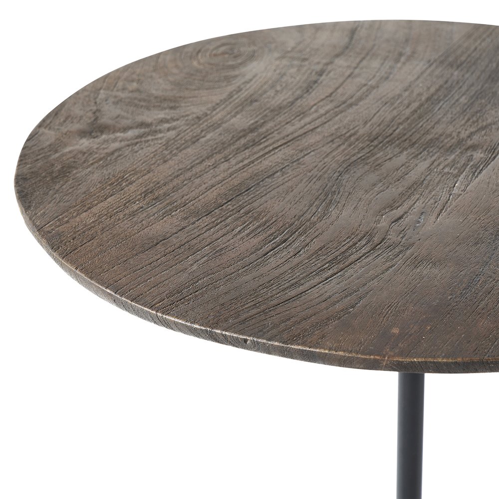 Argos 21" Height Table, Brown. Picture 6