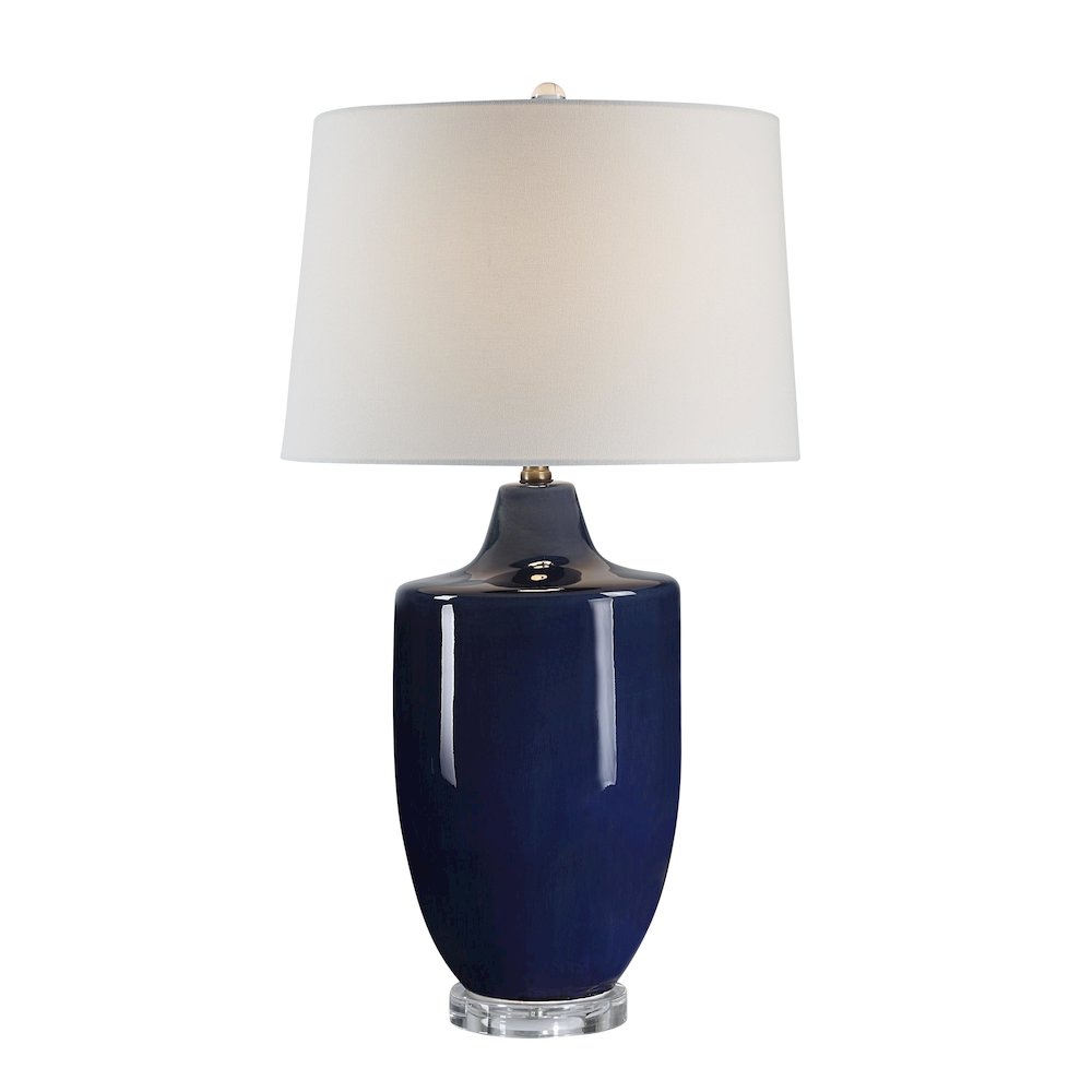 Decimus 30.75" Height Table Lamp, Blue. Picture 3