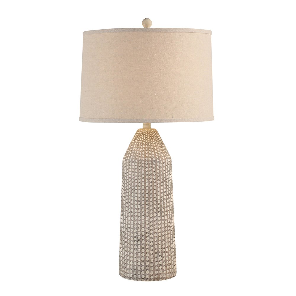Lechuga 32.5" Height Table Lamp, Cream. Picture 3