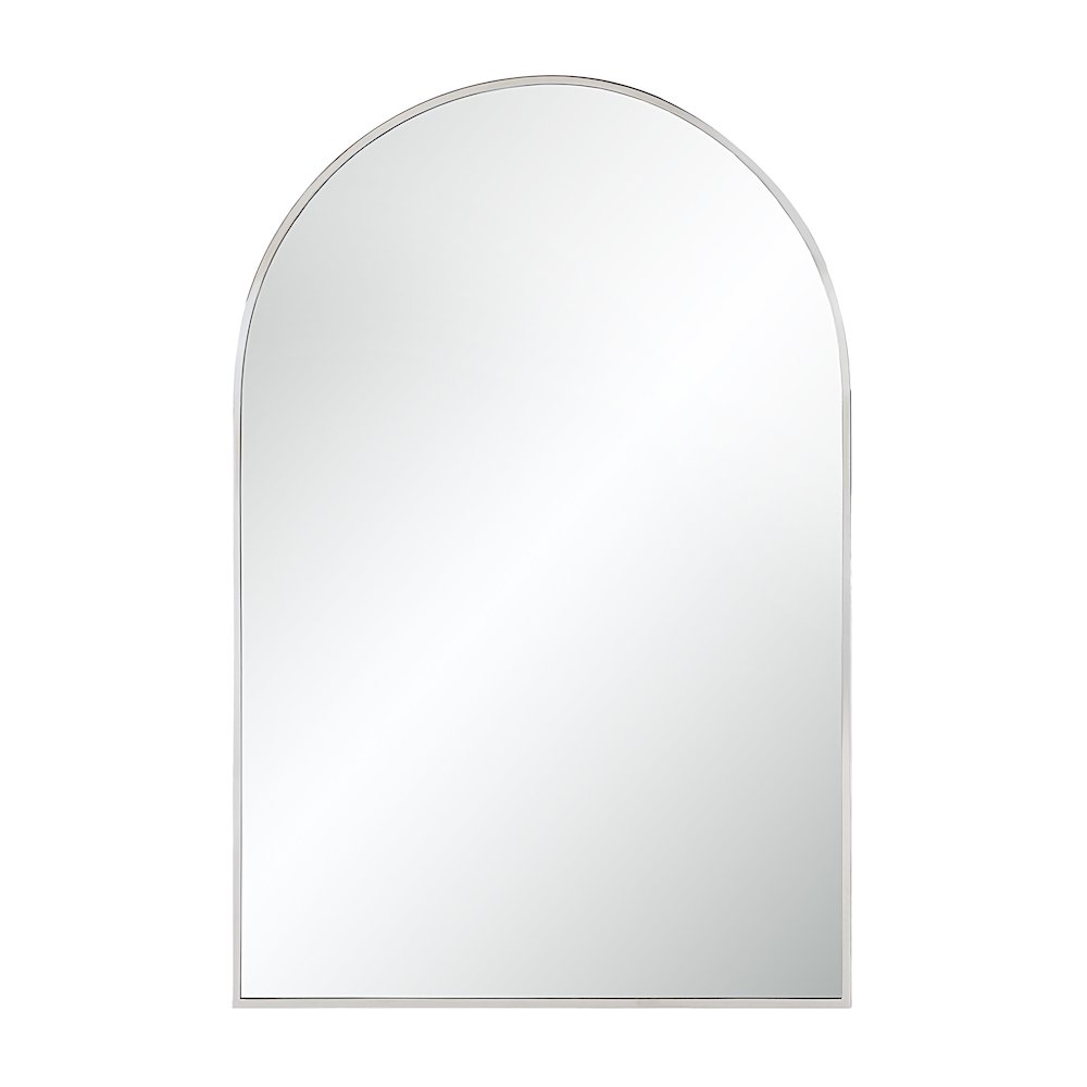 Plaka 36" H x 24" W Wall Mirror, Grey. Picture 1