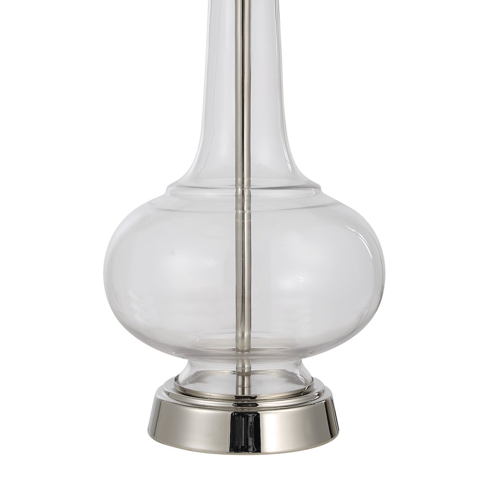 Lya 27.5" Height Table Lamps, Clear. Picture 3