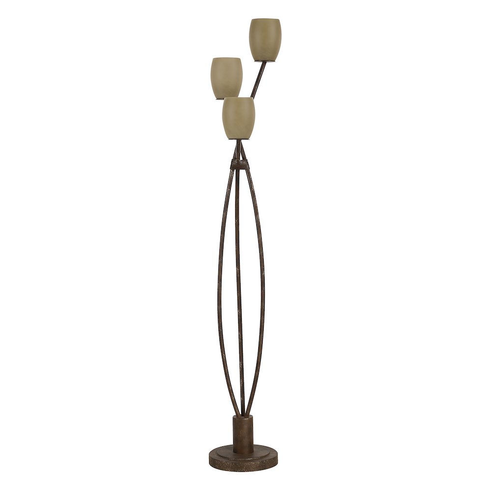 Soan 65.0" Height Floor Lamps, Copper Bronze With Gold. Picture 3