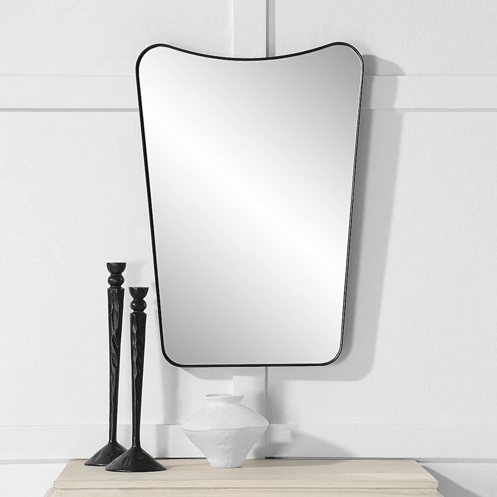 Kateri Wall Mirror In Black Color. Picture 2