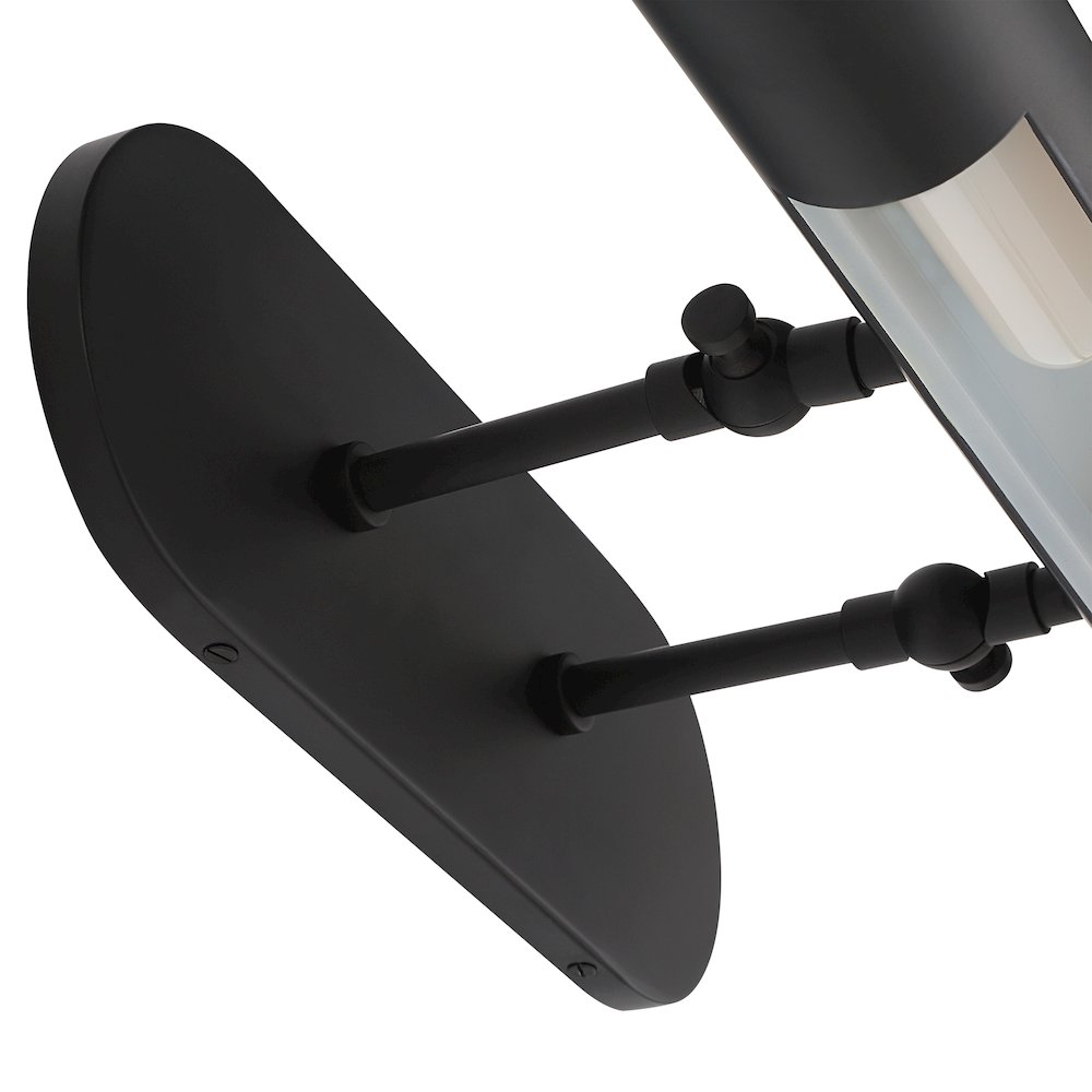 Oleandro 4.5" Height Wall Sconce, Black. Picture 4
