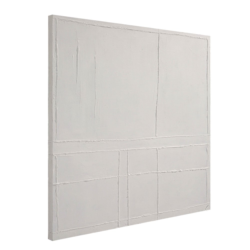 Medea 48" Wide Wall Art, Matte White. Picture 3
