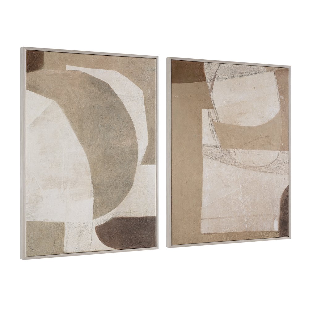 Alcea 40" H x 30" W Canvas Art, (2 Piece Set). Picture 3