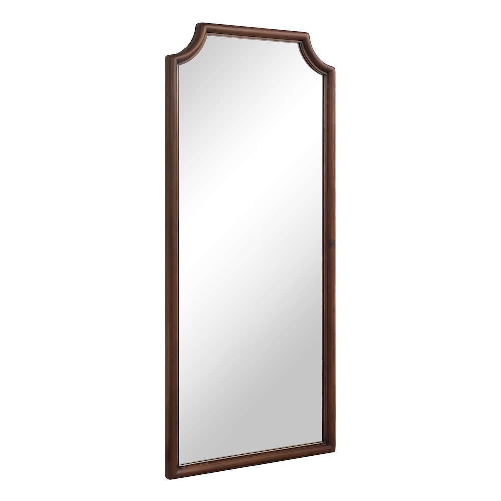 Otara 68" H x 30" W Wall Mirror, Brown. Picture 3