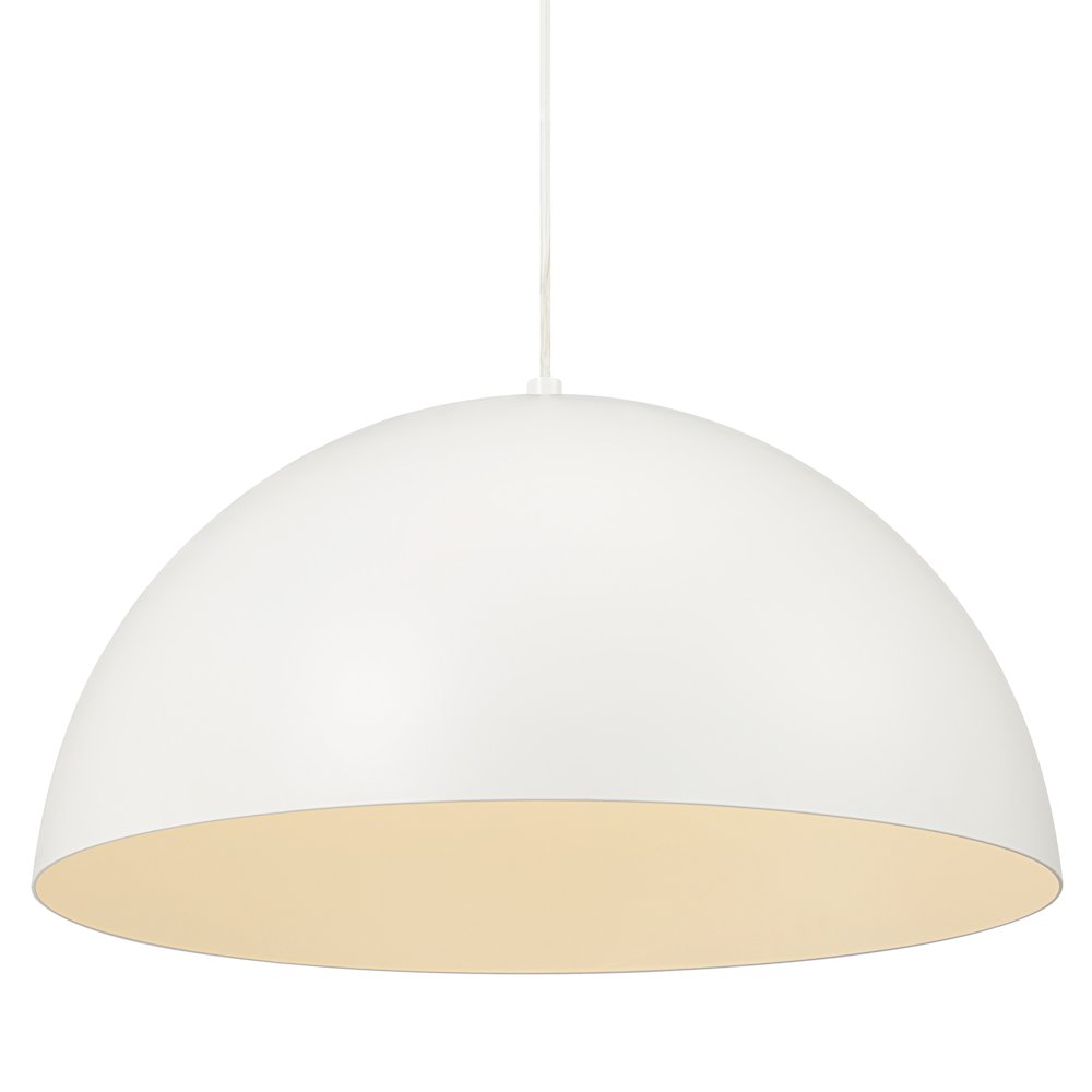 Ozona 27.5" Wide 1-Light Chandelier, Matte Off-White. Picture 3