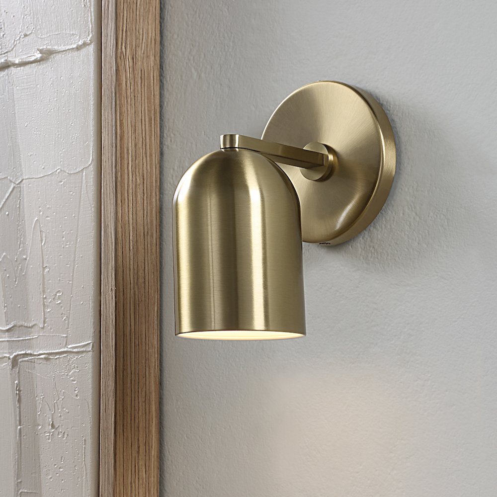 Vorona Wall Sconce In Yellow Color. Picture 2