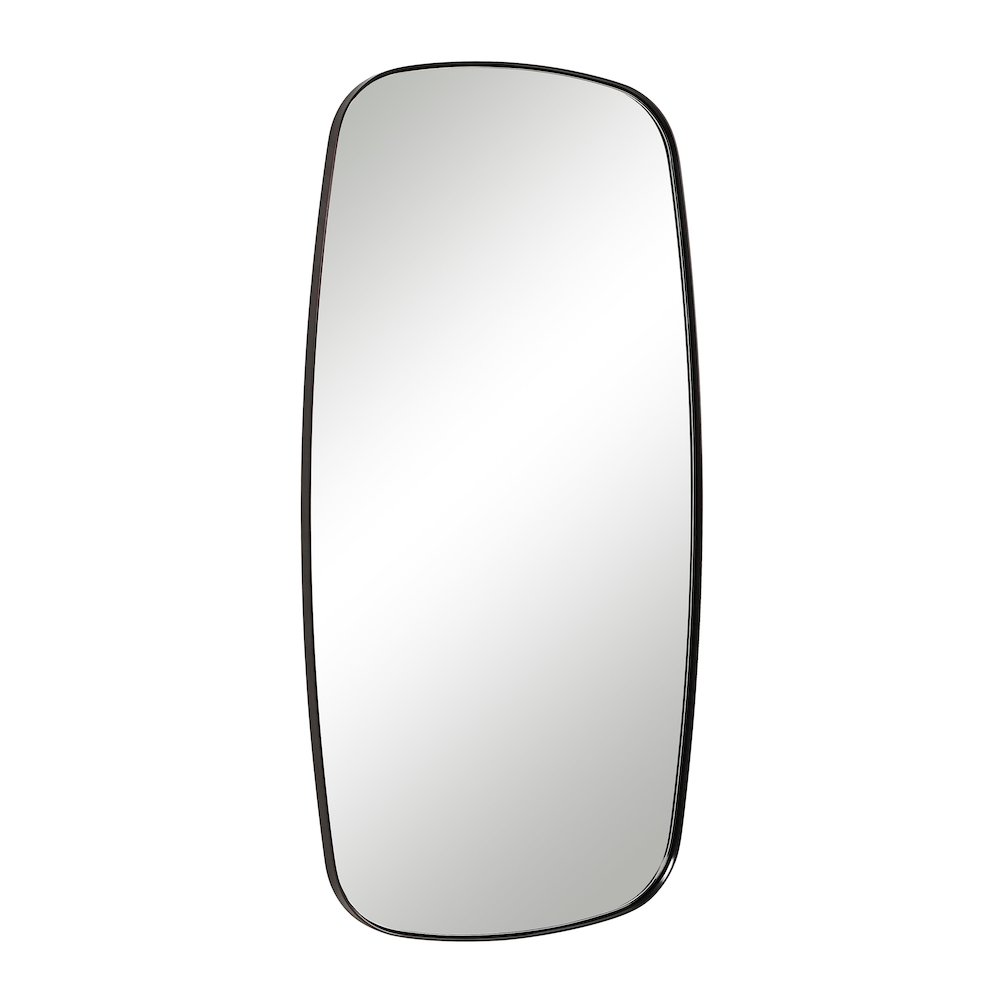 Nicoya 40" H x 20" W Wall Mirror, Brown. Picture 3