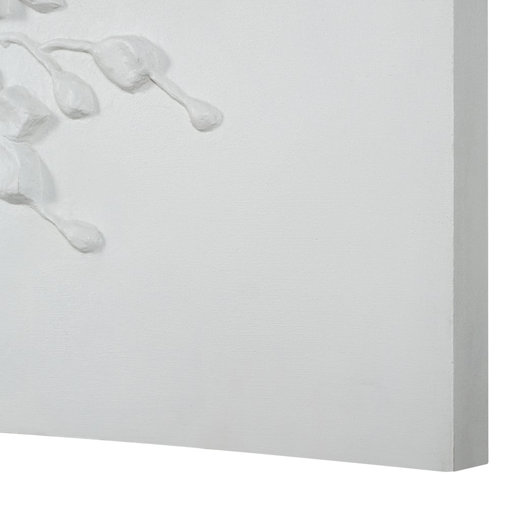 Beaudelaire 20" Wide Wall Decor, Matte White. Picture 10