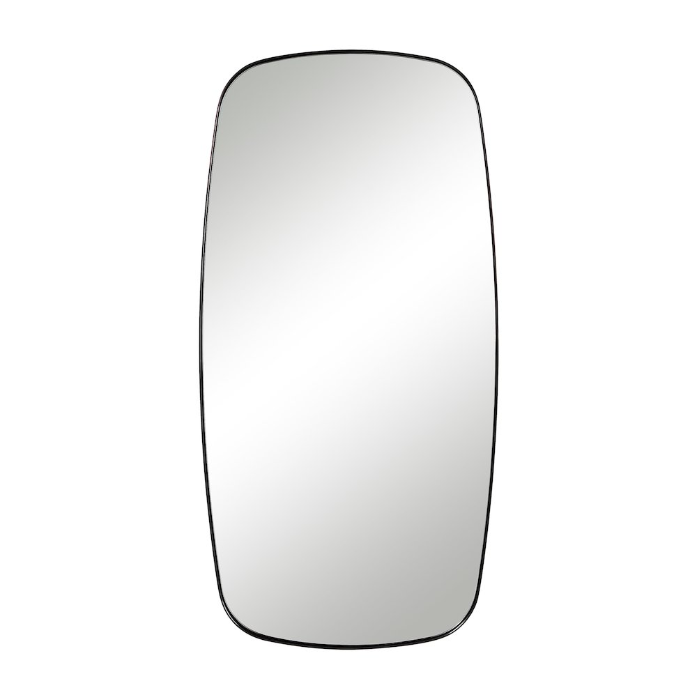 Nicoya 40" H x 20" W Wall Mirror, Brown. Picture 1