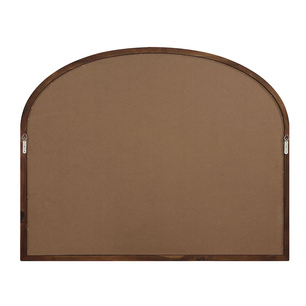 Kindra 40" H x 50" W Wall Mirror, Brown. Picture 4
