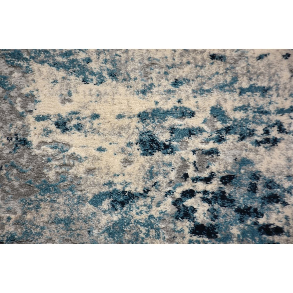 ARIELLA Blue & grey 10 x 13 Indoor Rug. Picture 3