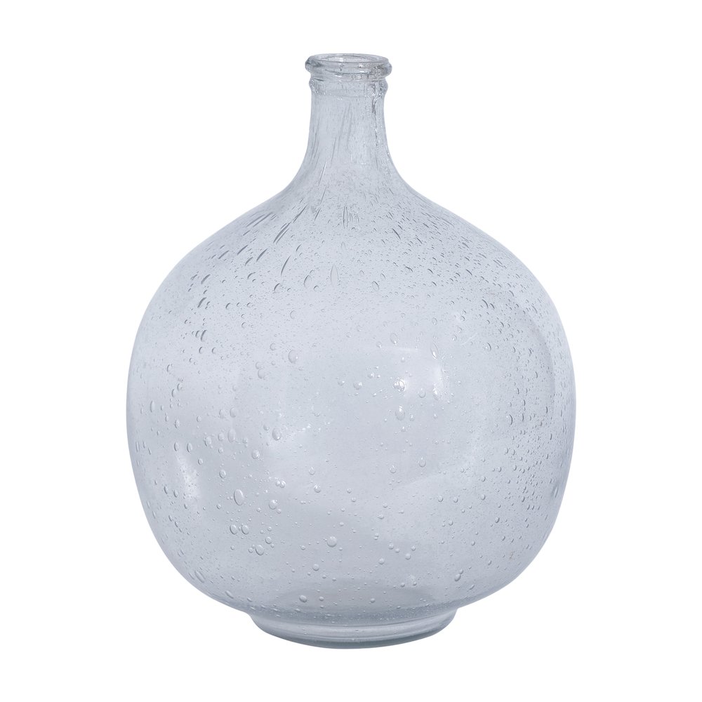 Mirabella Indoor Mouth Blown Glass Vase. Picture 1