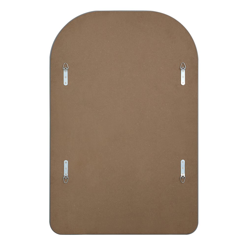 Chania 36" H x 24" W Wall Mirror, Grey. Picture 4