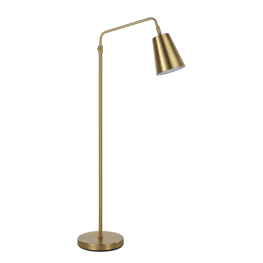 Vidura 47.5" Height Floor Lamp, Yellow. Picture 1