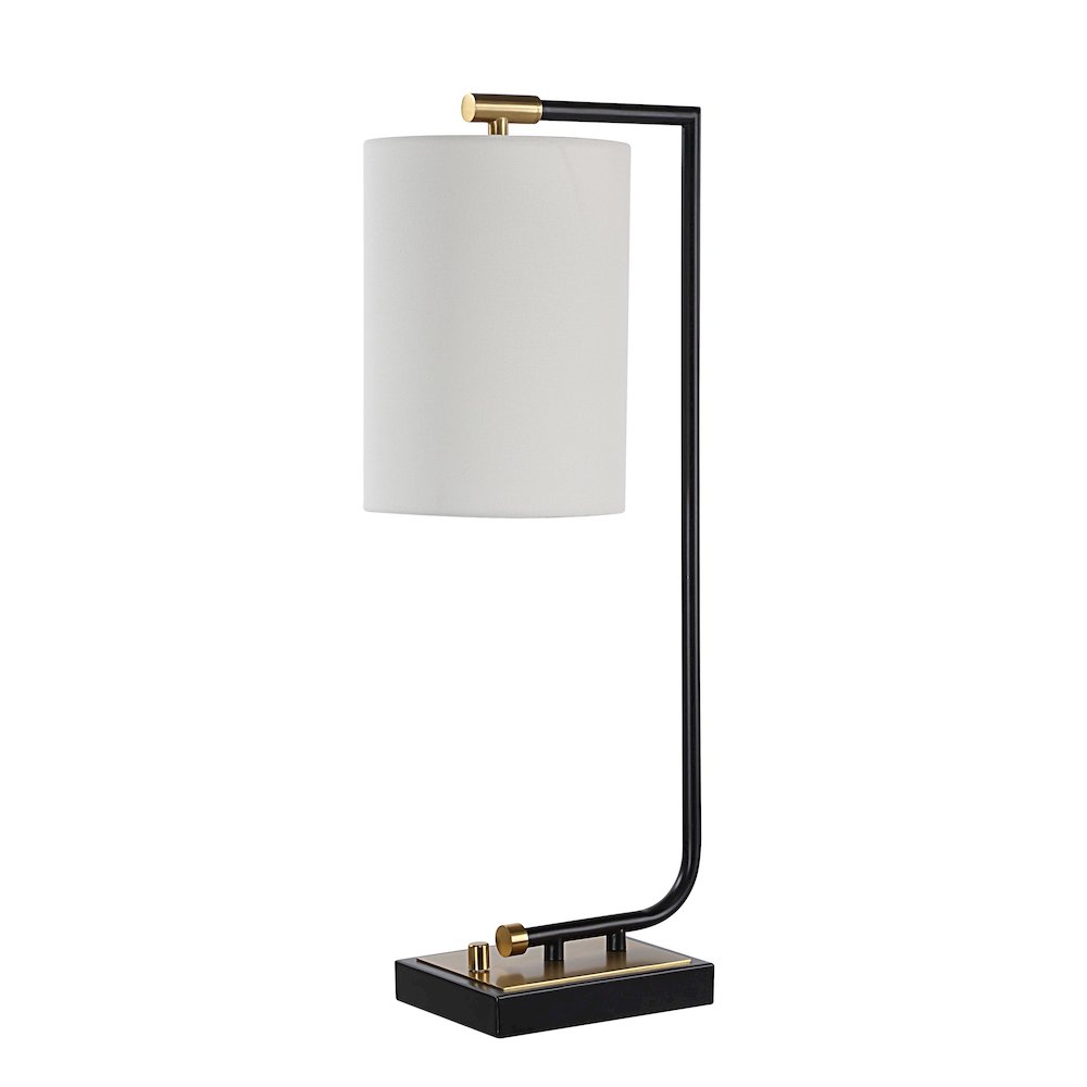 Perlato 28" Height Table Lamp, Black. Picture 1