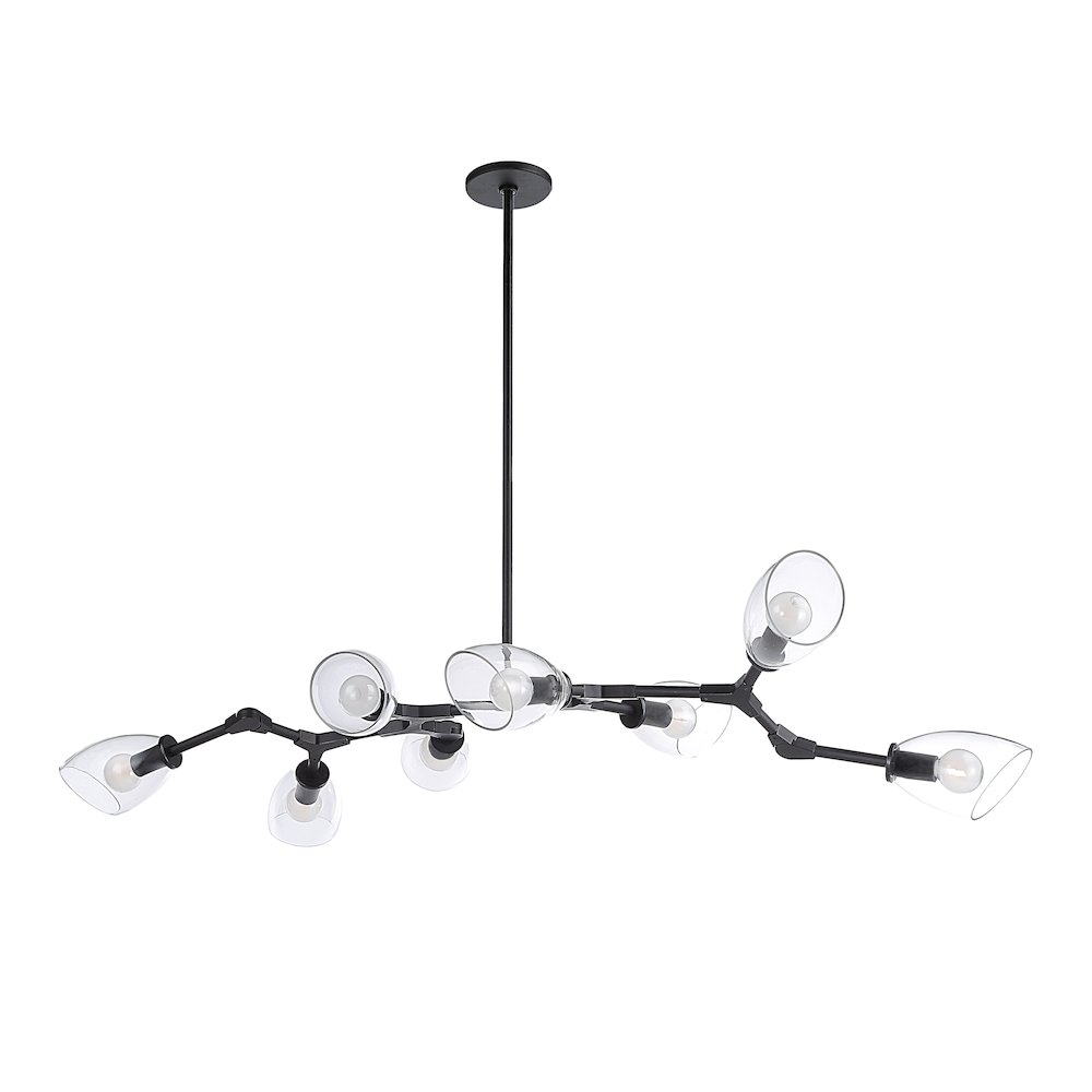 Camino Ceiling Fixture In Black Color. Picture 1