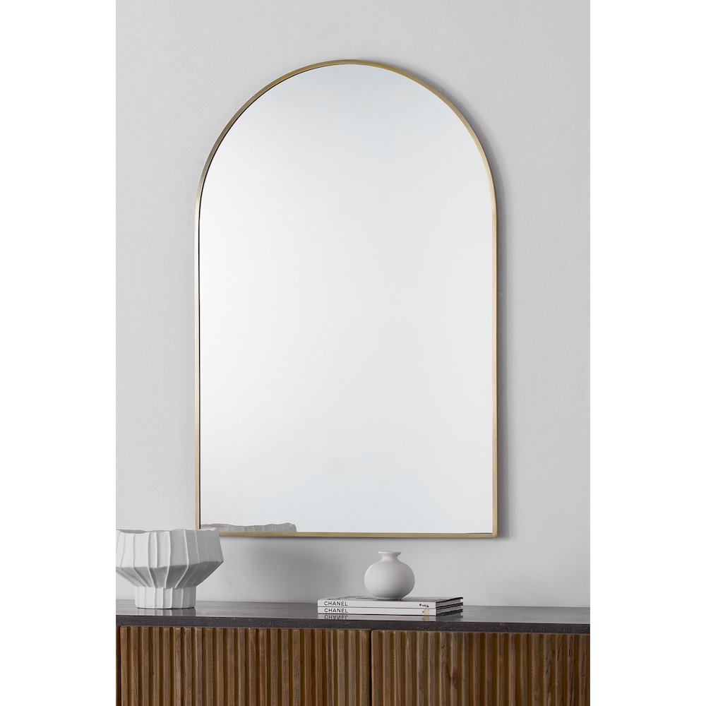 Durness 36 x 24 Arch Framed Mirror. Picture 2