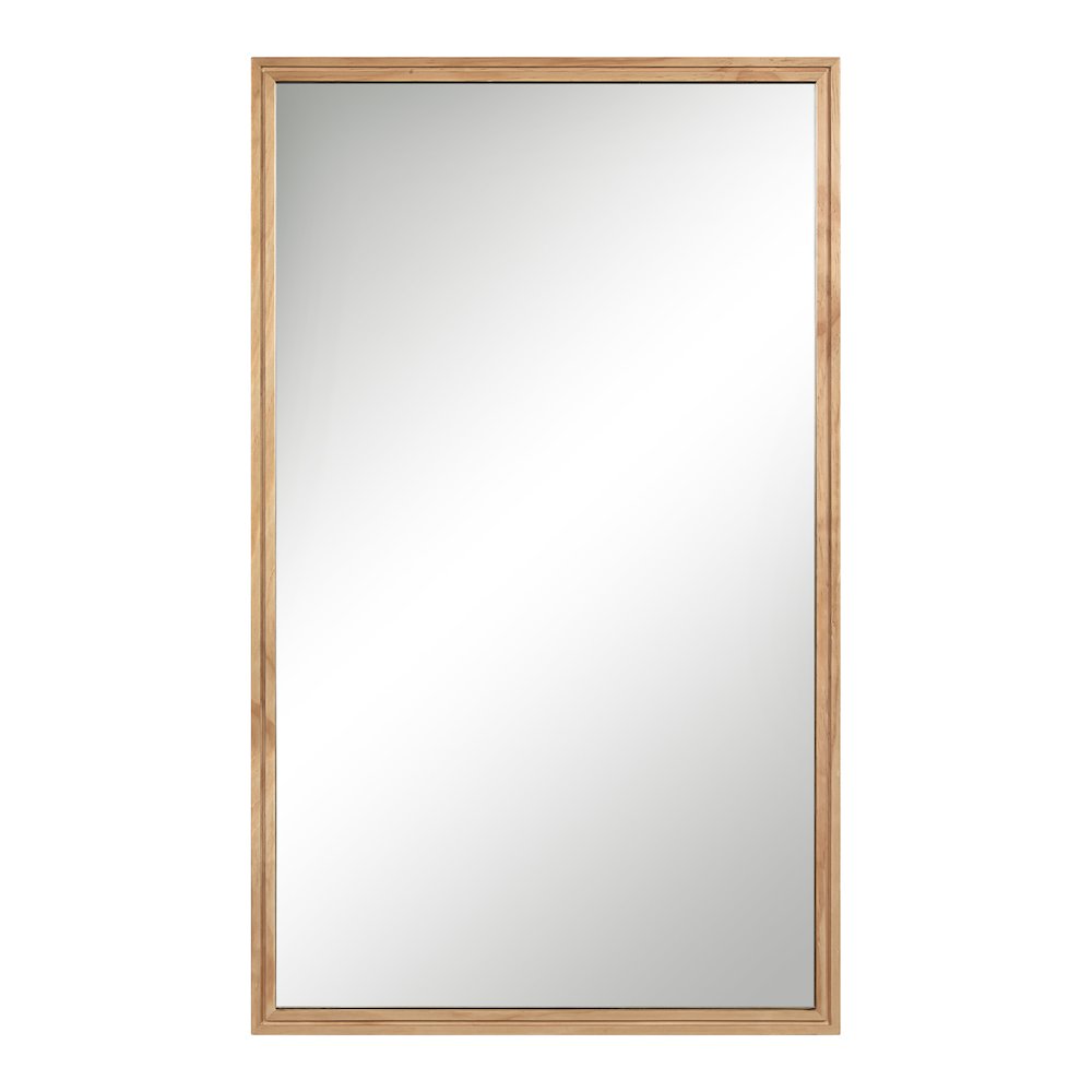Canas 40" H x 24" W Wall Mirror, Brown. Picture 1