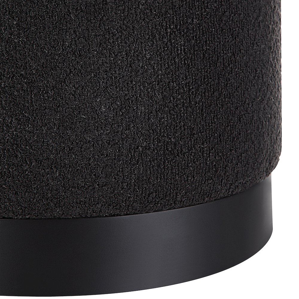 Castillo Ottoman In Black Color. Picture 4