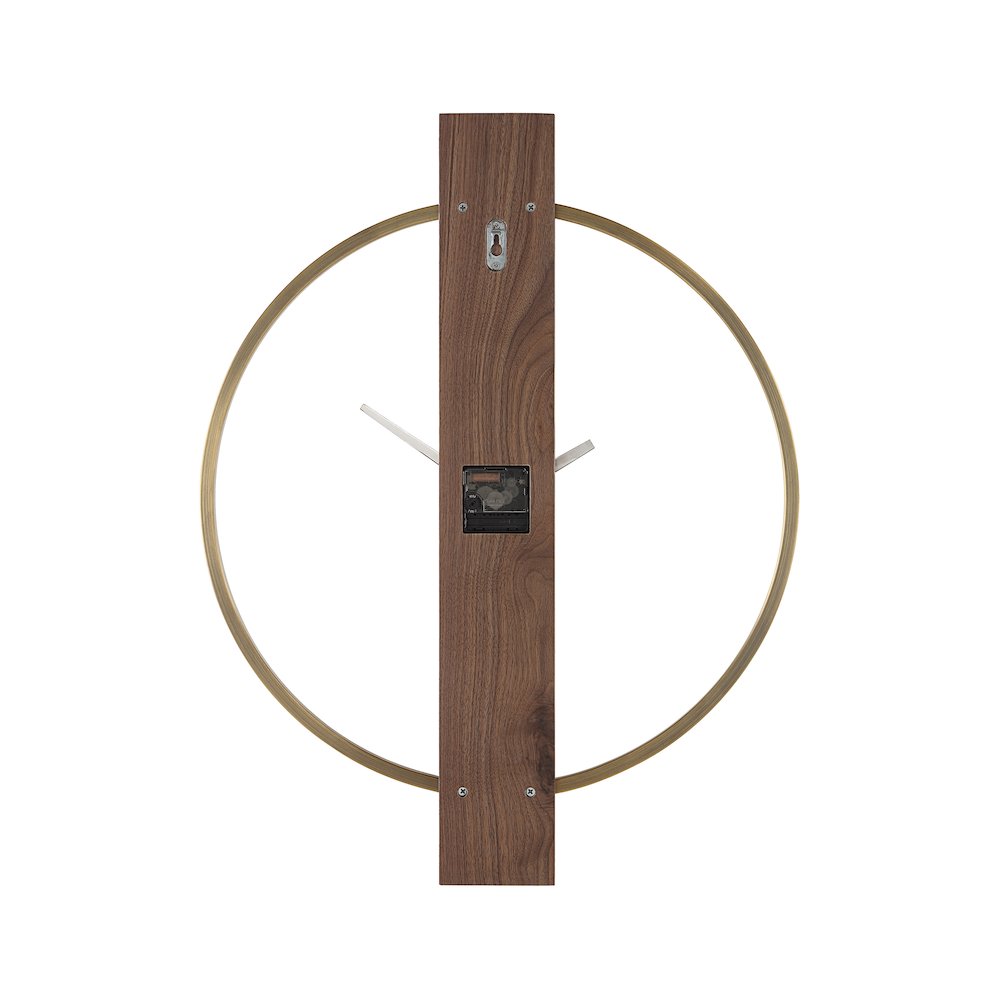 Avigail Wall Clock, Antique Brushed Brass. Picture 4