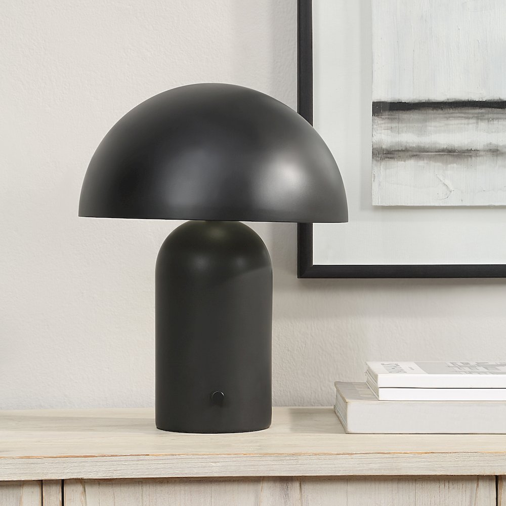 Sombra 16" Height Table Lamp, Black. Picture 2