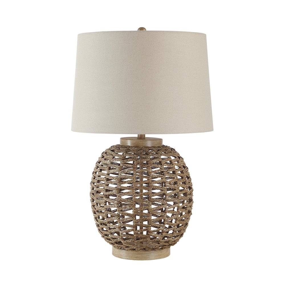 Noa 29" Height Table Lamp, Brown. Picture 1